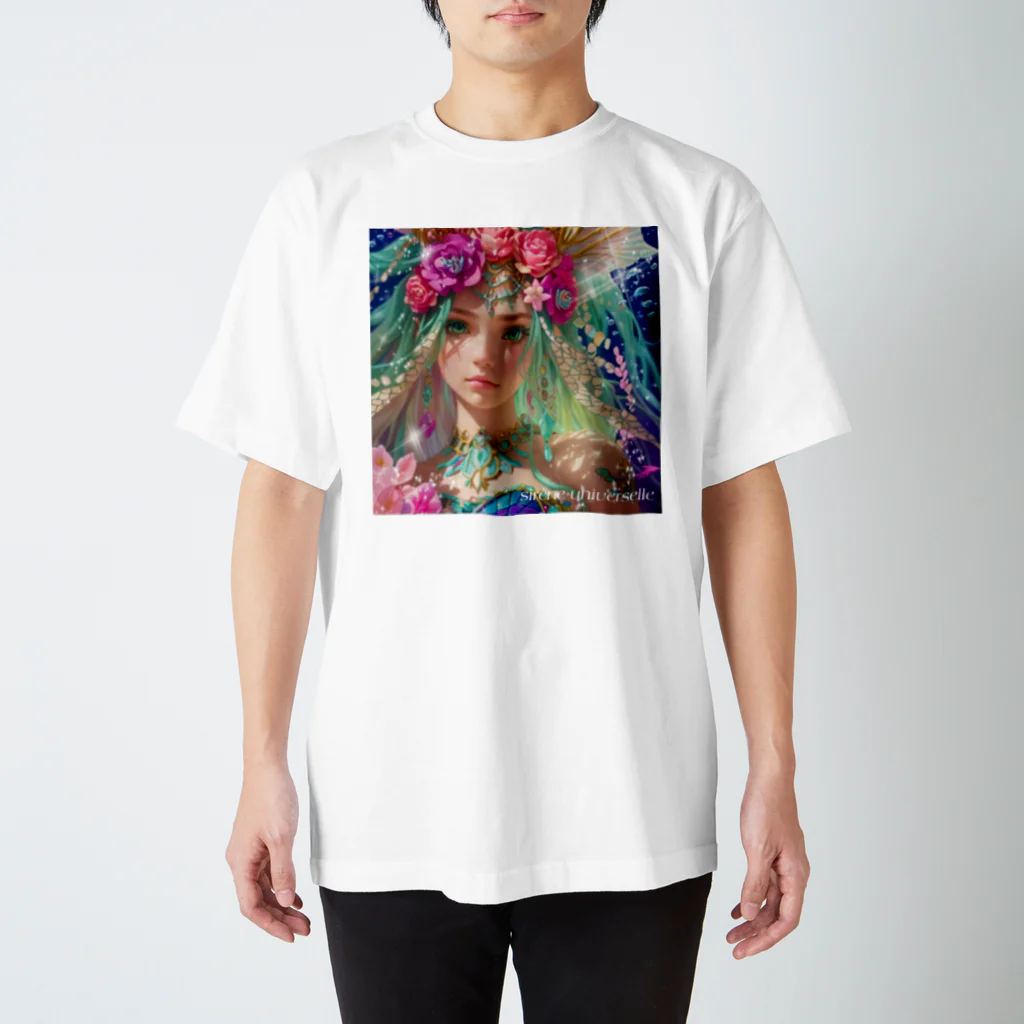 💖宇宙整体♪🌈♪こころからだチャンネル♪💖の sirène universelle スタンダードTシャツ