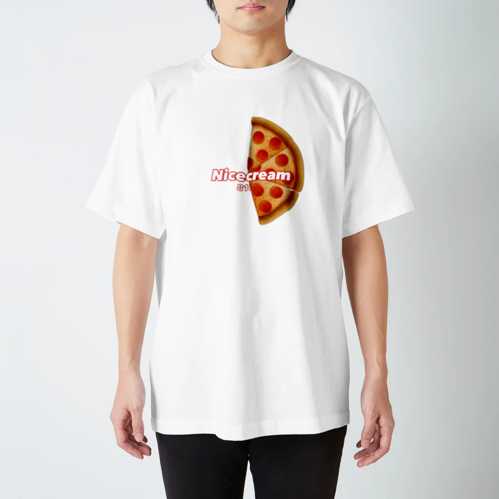 FuckingnicecreamのPIZZA8105 Regular Fit T-Shirt