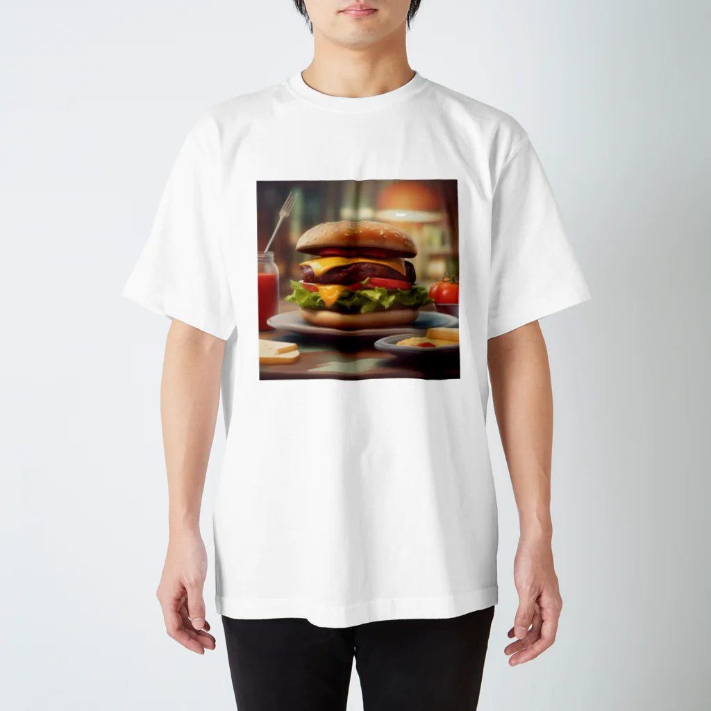 yusuke-kのハンバーガー Regular Fit T-Shirt