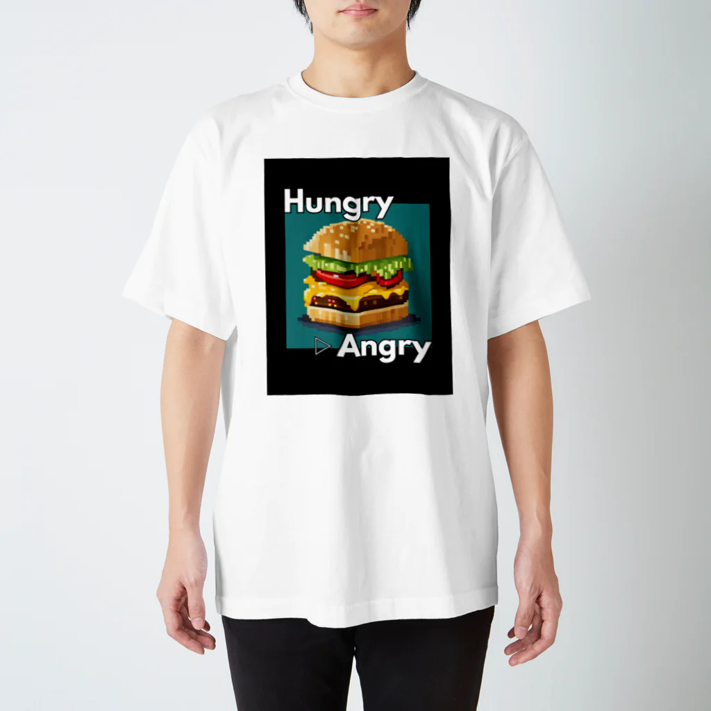 hAngryの【ハンバーガー】hAngry  Regular Fit T-Shirt