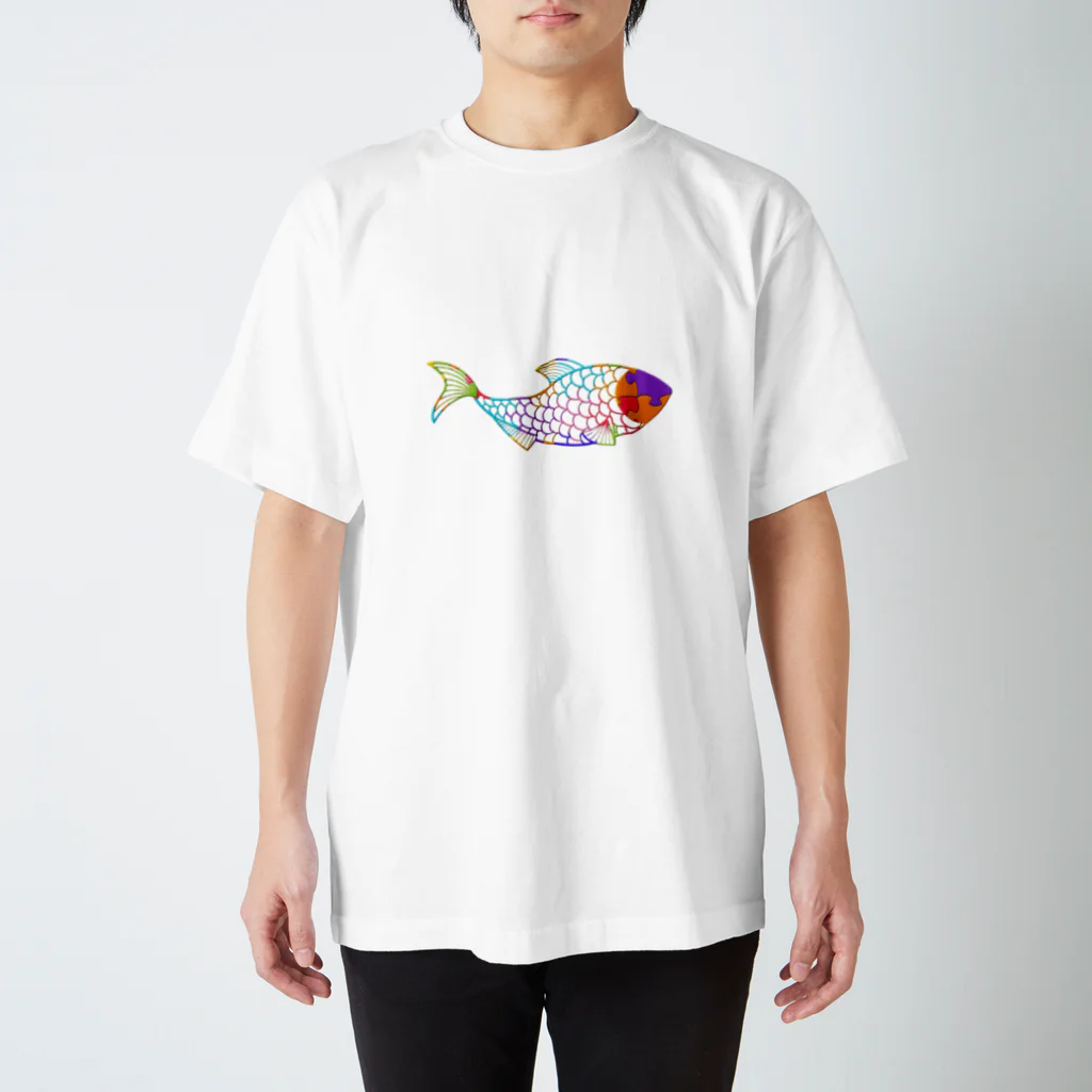 mumusの魚　jigsaw pals Regular Fit T-Shirt