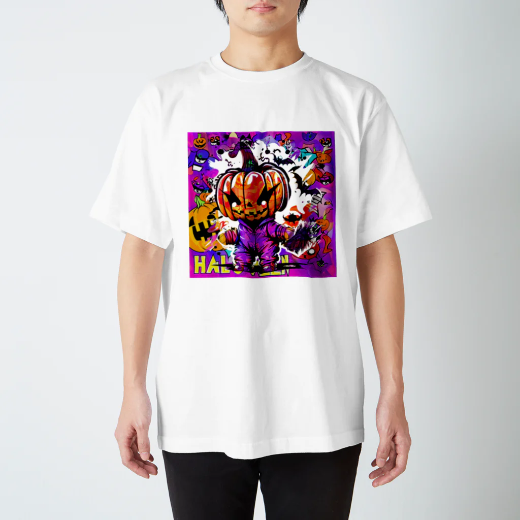 Ａ’ｚｗｏｒｋＳのハロウィンカボチャグラフィティ Regular Fit T-Shirt