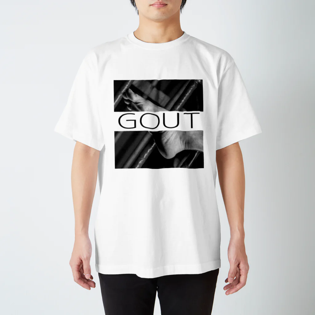 秋葉原医科大学売店の痛風（gout）英語シリーズです。 Regular Fit T-Shirt