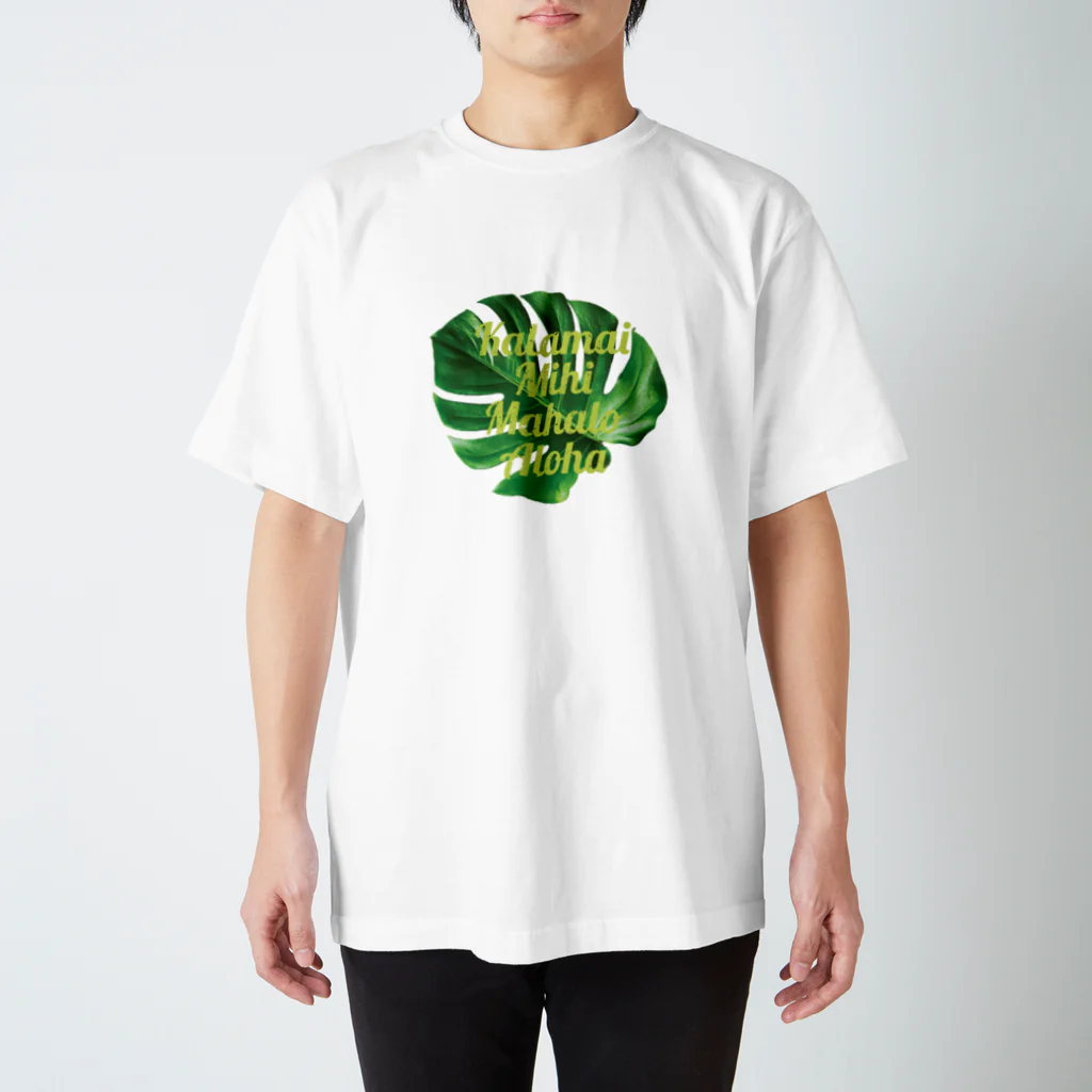 metao dzn【メタヲデザイン】のホ・オポノポノ（Leaf） スタンダードTシャツ