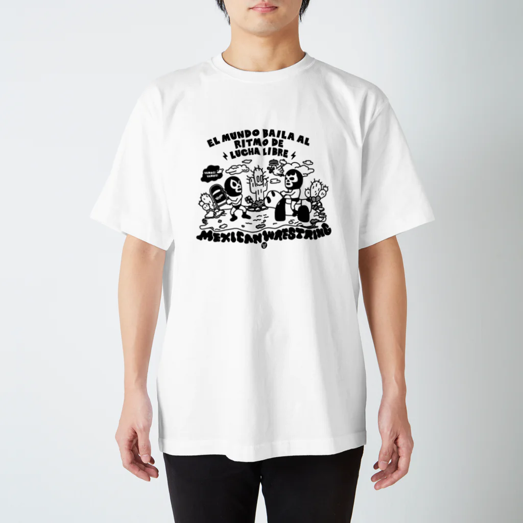 LUCHAのMEXICAN WRESTLING#10mono Regular Fit T-Shirt