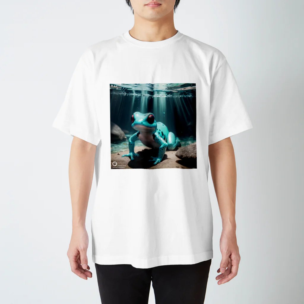 人魚の夢の新種発見ヤドクガエル スタンダードTシャツ