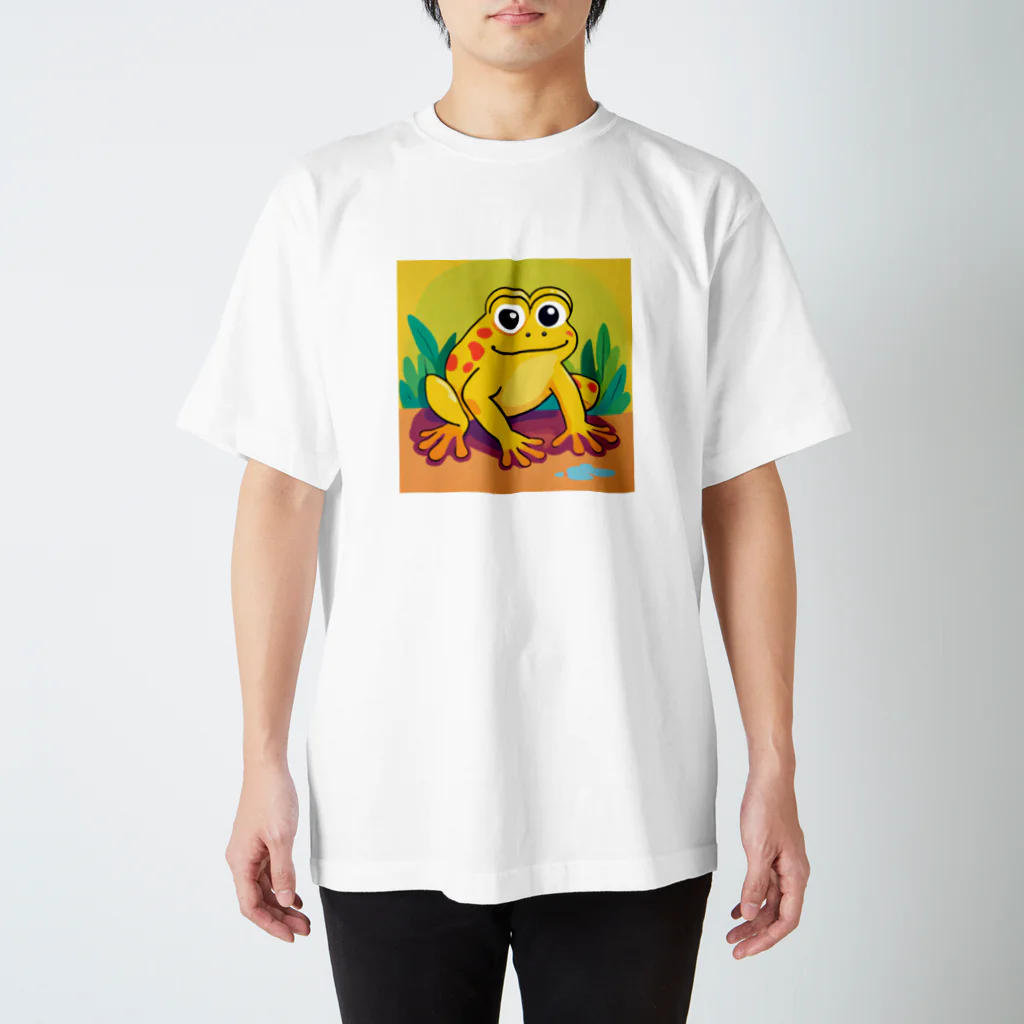 まひる3の黄色蛙ちゃん スタンダードTシャツ