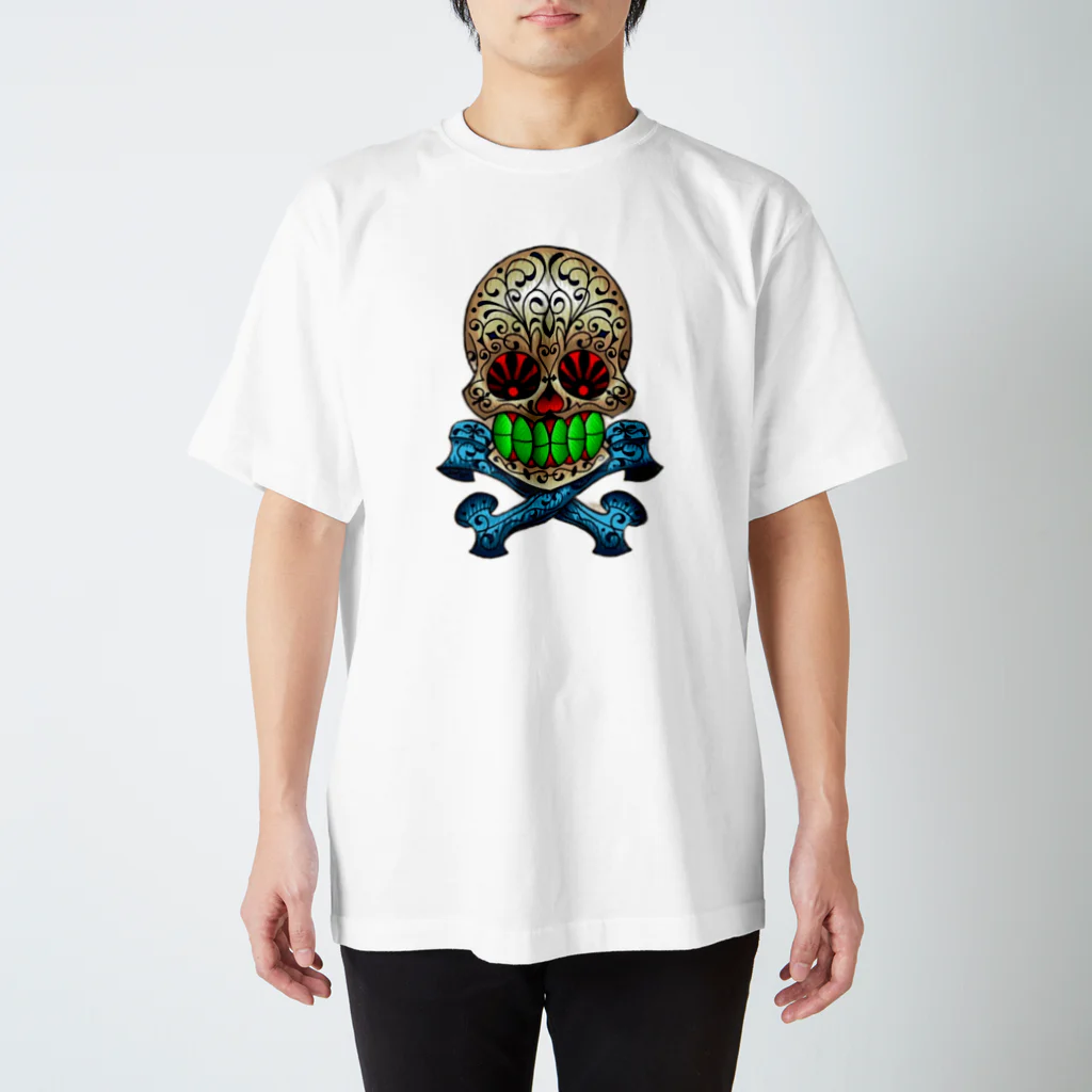 Hinakagoのメキシカンスカル スタンダードTシャツ