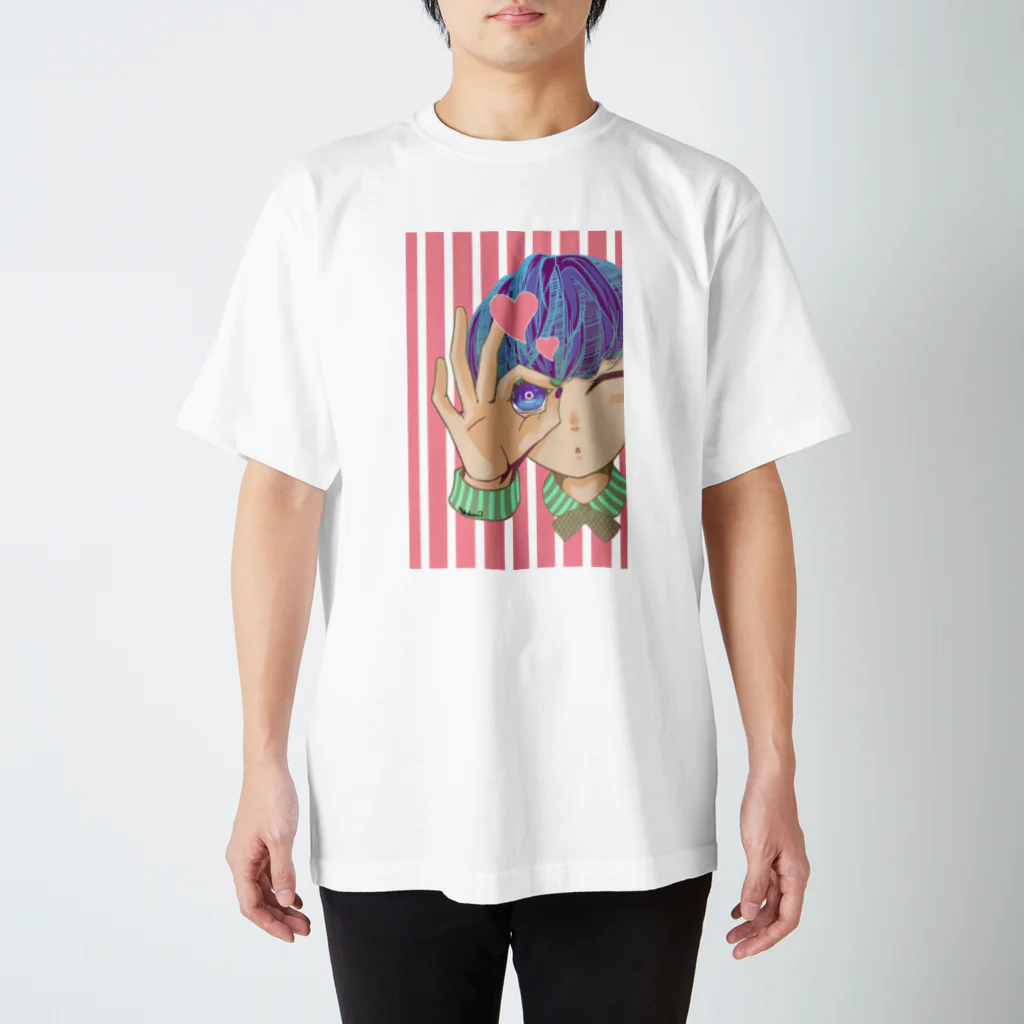 タナカミののぞいてみる？（ピンク） Regular Fit T-Shirt