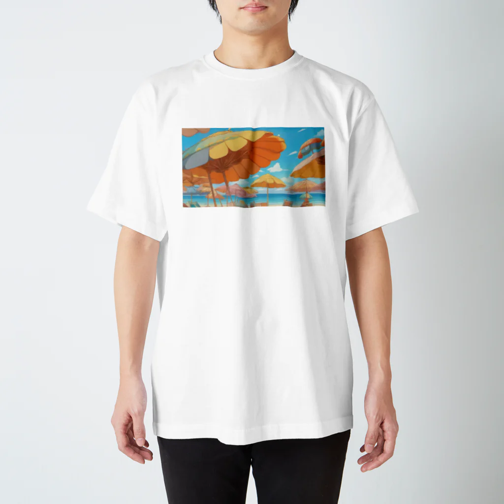 osaruna7741のリゾートでバカンス スタンダードTシャツ