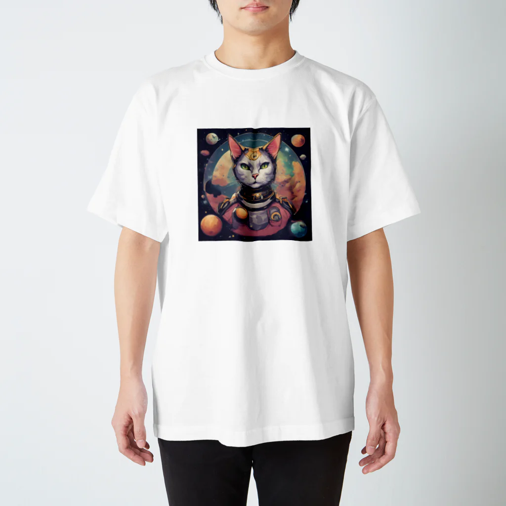 猫雑貨屋　ねこまろのにゃんこ宇宙の彼方へ Regular Fit T-Shirt