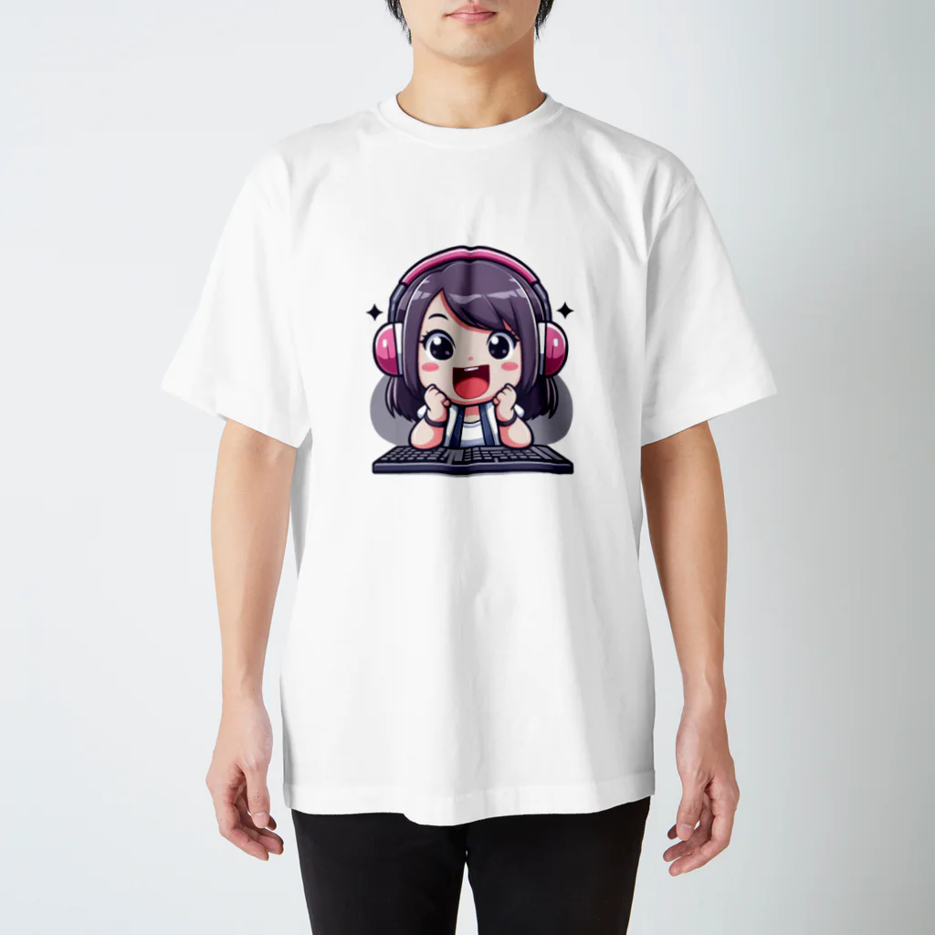 hide-のかわちいPCガール👧 スタンダードTシャツ