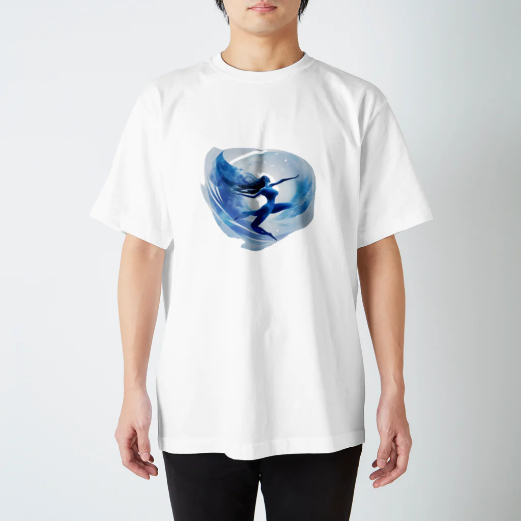 YASU1の踊る水の妖精 Regular Fit T-Shirt