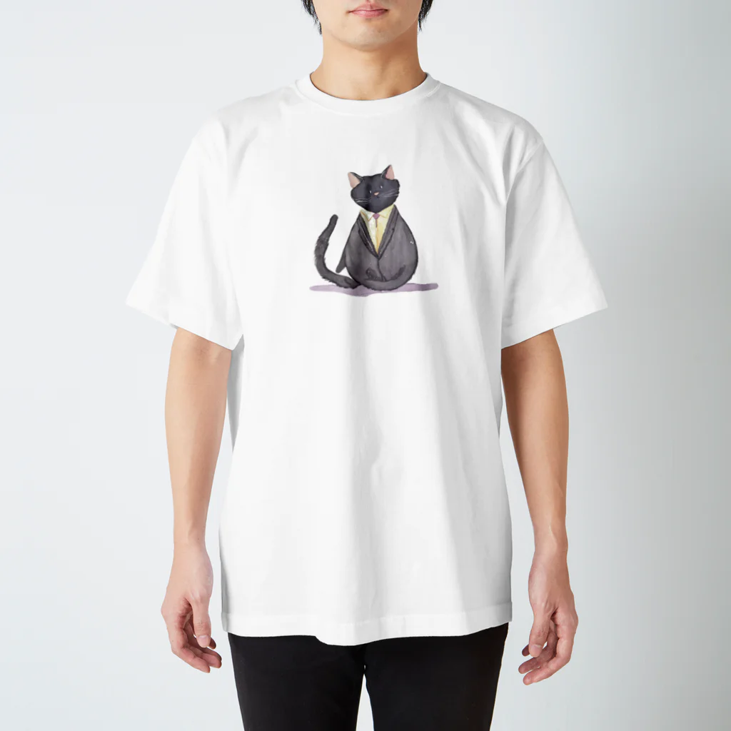 kgymのスーツ猫 スタンダードTシャツ