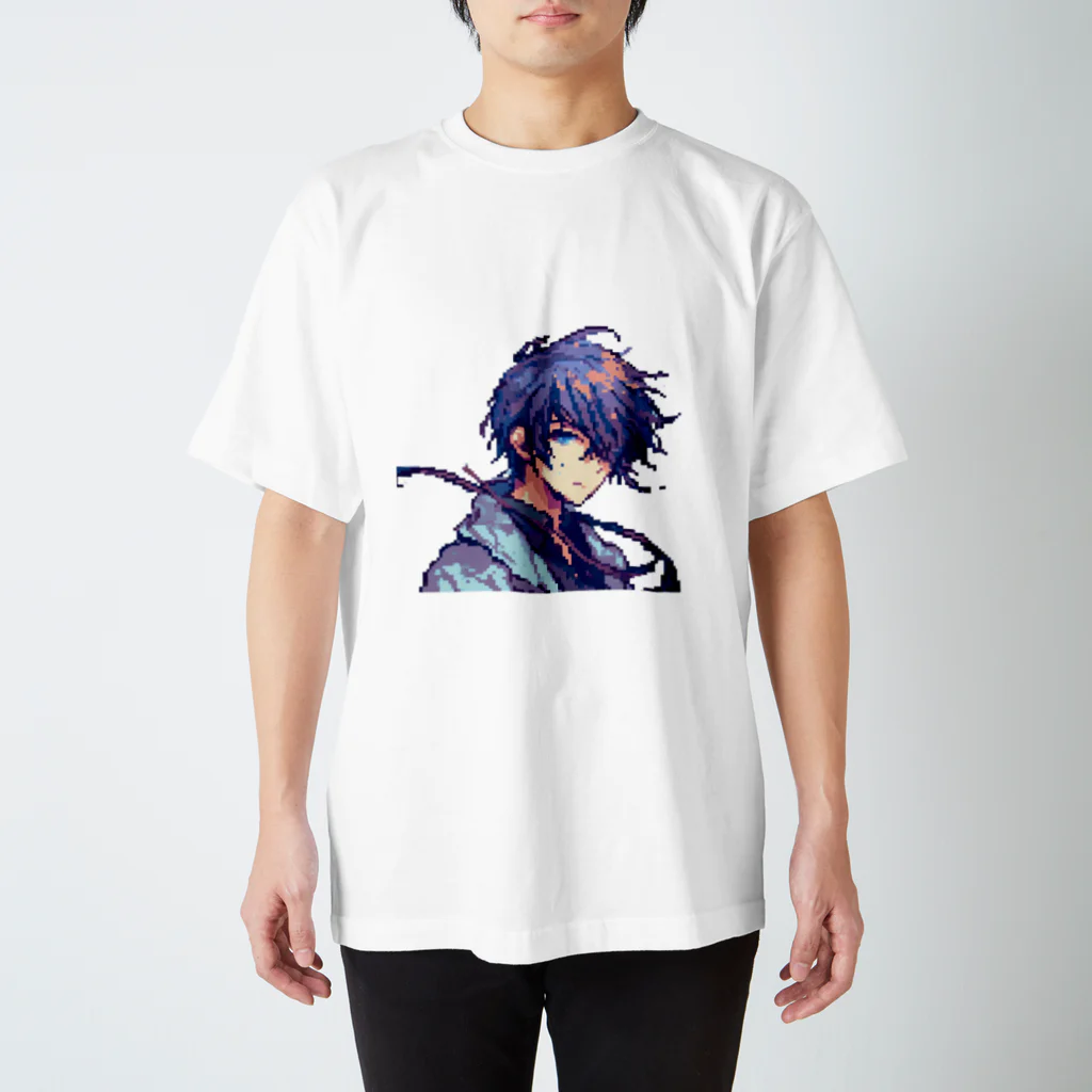 ＪｕｎのPixel Art Handsome Men スタンダードTシャツ