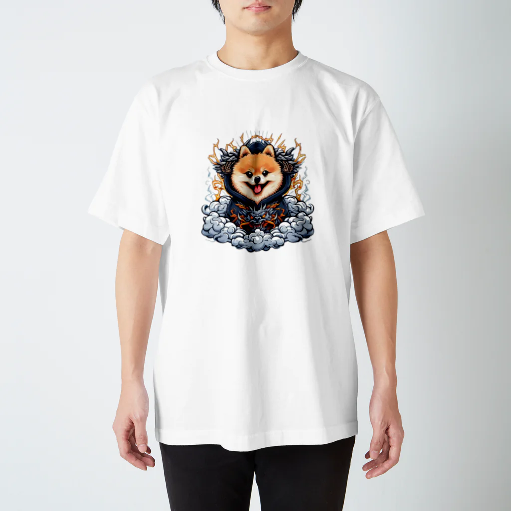 Pom-Dog'sのポメドラゴン Regular Fit T-Shirt