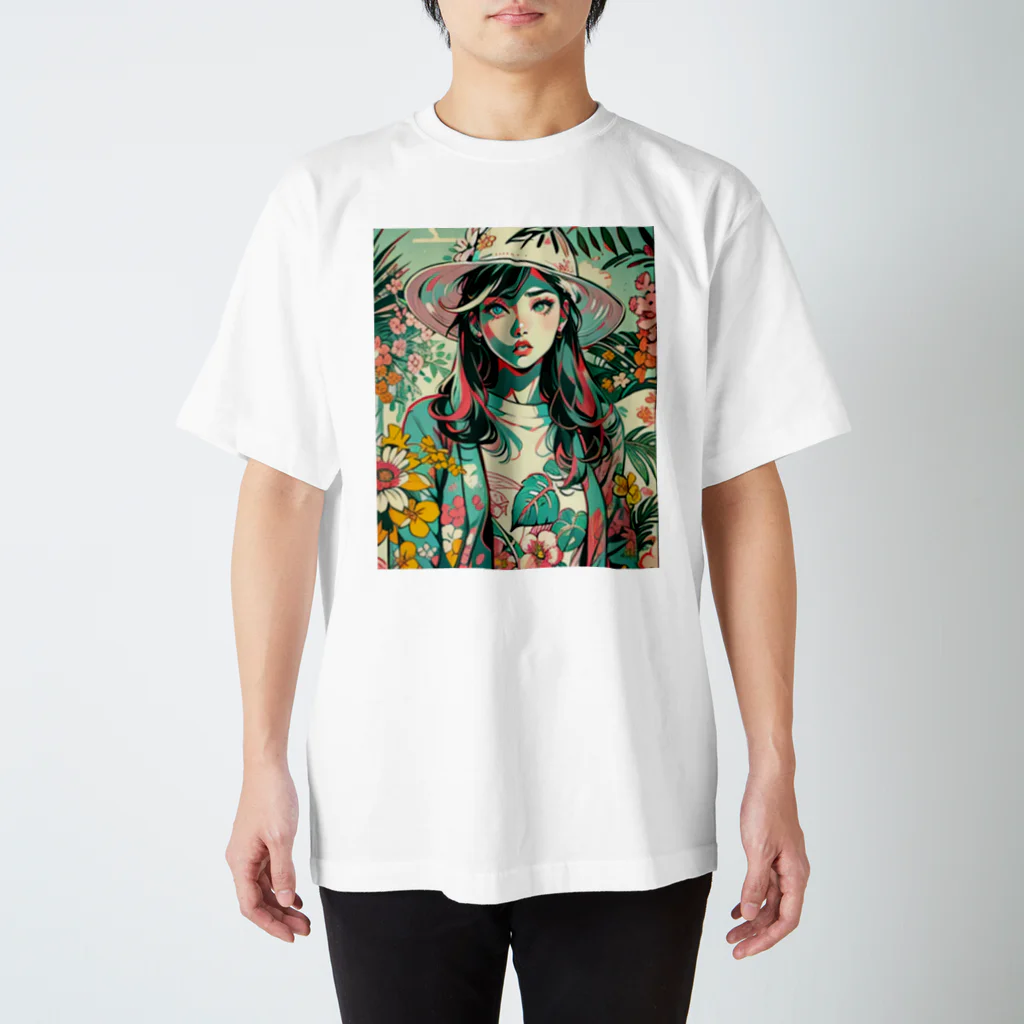 ワンダーワールド・ワンストップのポップアートスタイルのデジタルアート④ スタンダードTシャツ