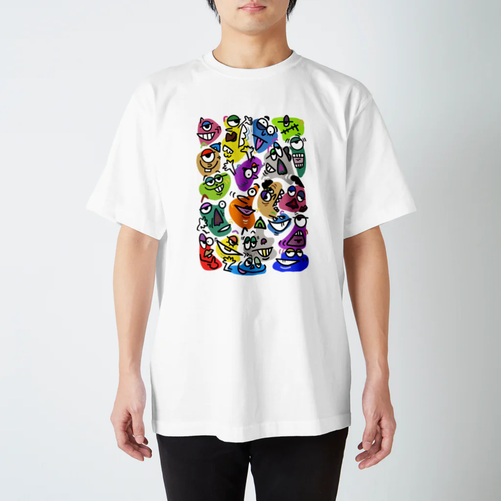 Colorful fam Earthのガチャガチャ Regular Fit T-Shirt