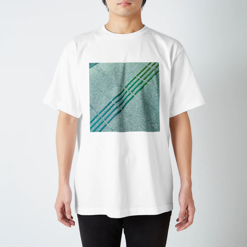 KA-Designの点字ブロック スタンダードTシャツ