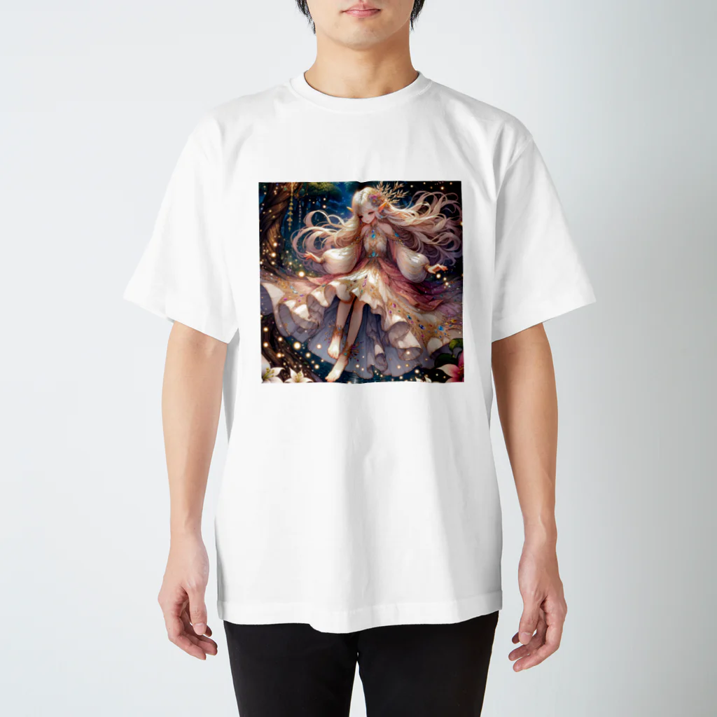 Sesilionの星の精霊の夜舞 Dance of the Star Spirit スタンダードTシャツ