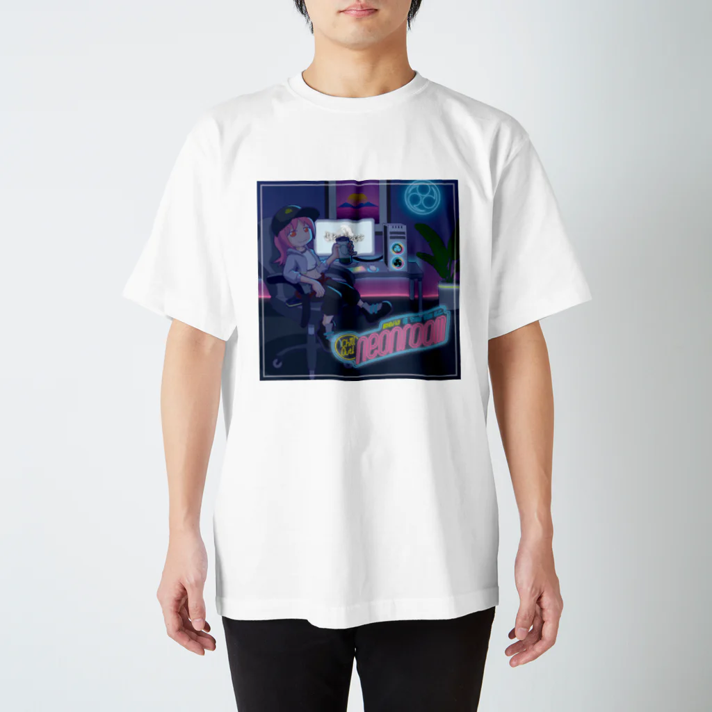 dj tom the s.c. shopの『chillout! neonroom』風神ちゃんver. スタンダードTシャツ