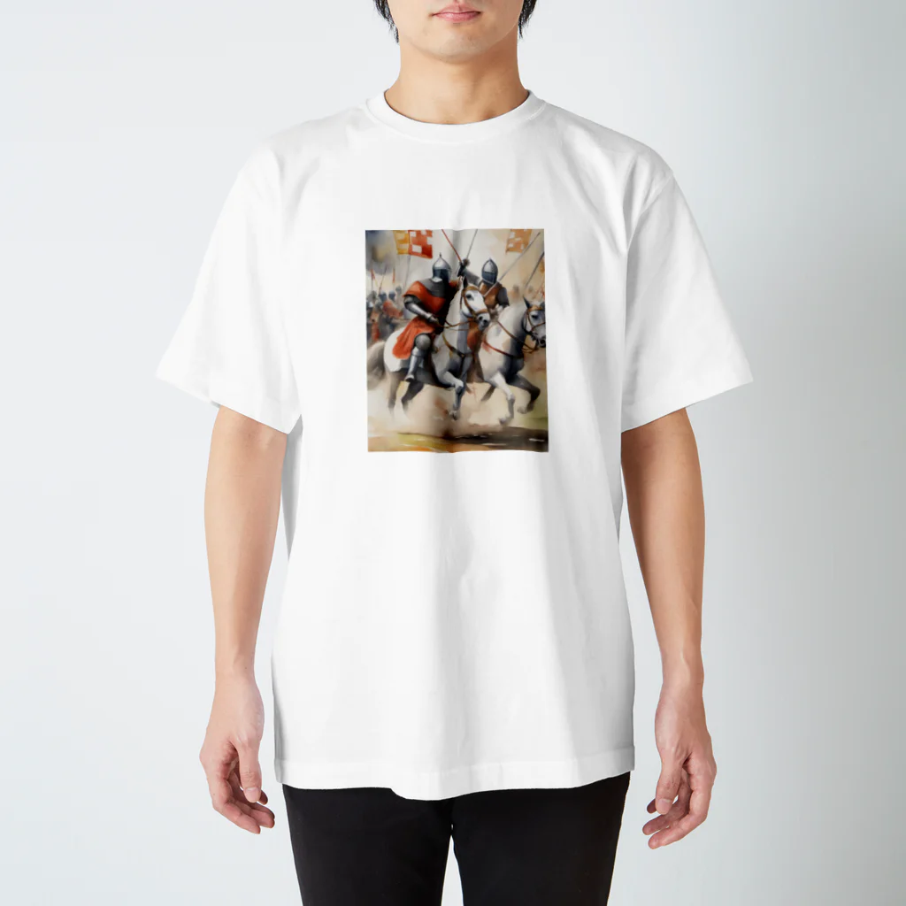 osaruna7741の馬上試合 Regular Fit T-Shirt