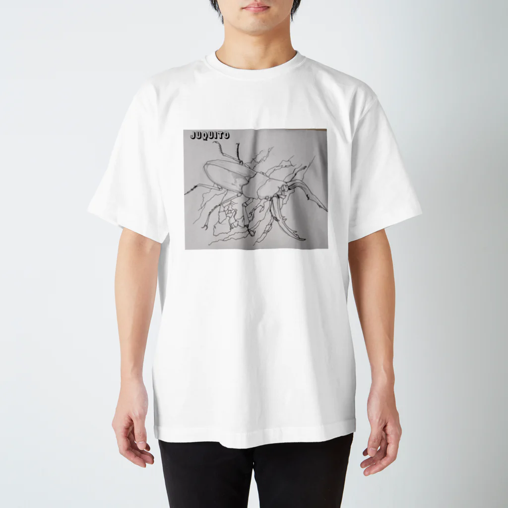 galopine de fevrier.のStag beetle スタンダードTシャツ