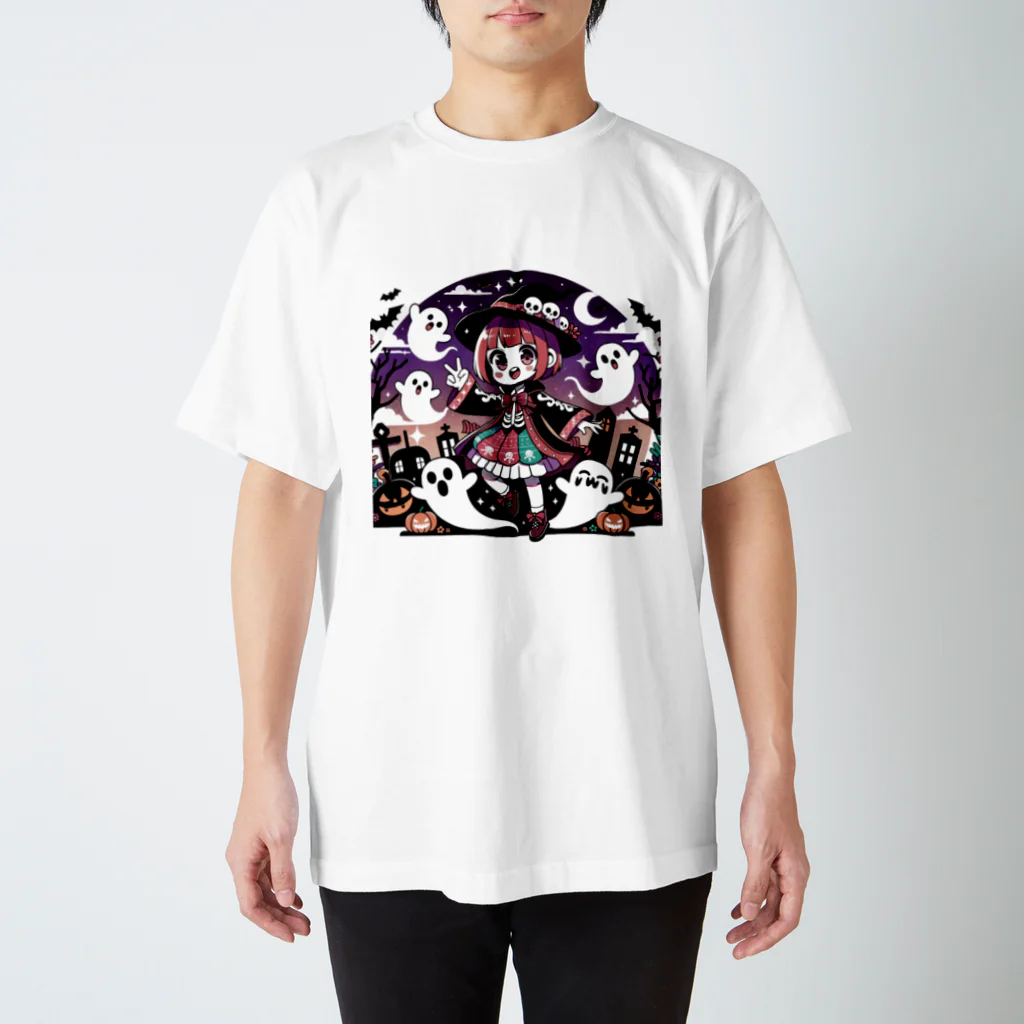 ArtifyGoodsのハロウィンの魔法少女 Regular Fit T-Shirt