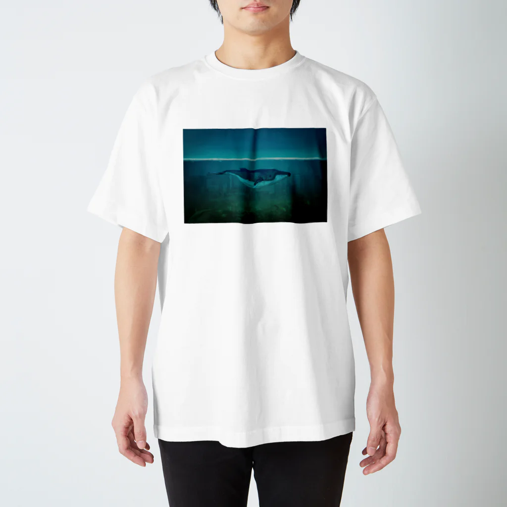 旨味教授といちごもちぷりんのシロナガスクジラと海に沈んだ都市 Regular Fit T-Shirt