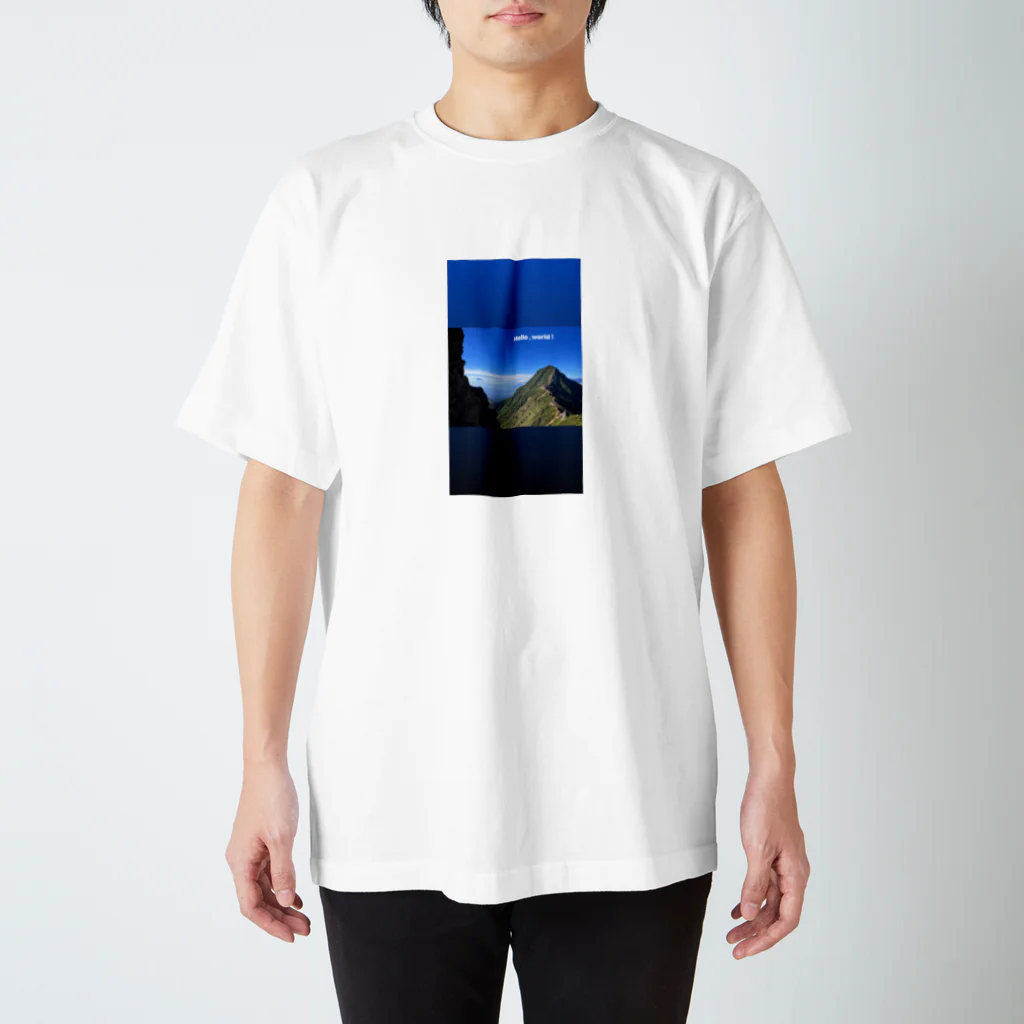 horror_nou13の八ヶ岳赤岳山頂と富士山 スタンダードTシャツ