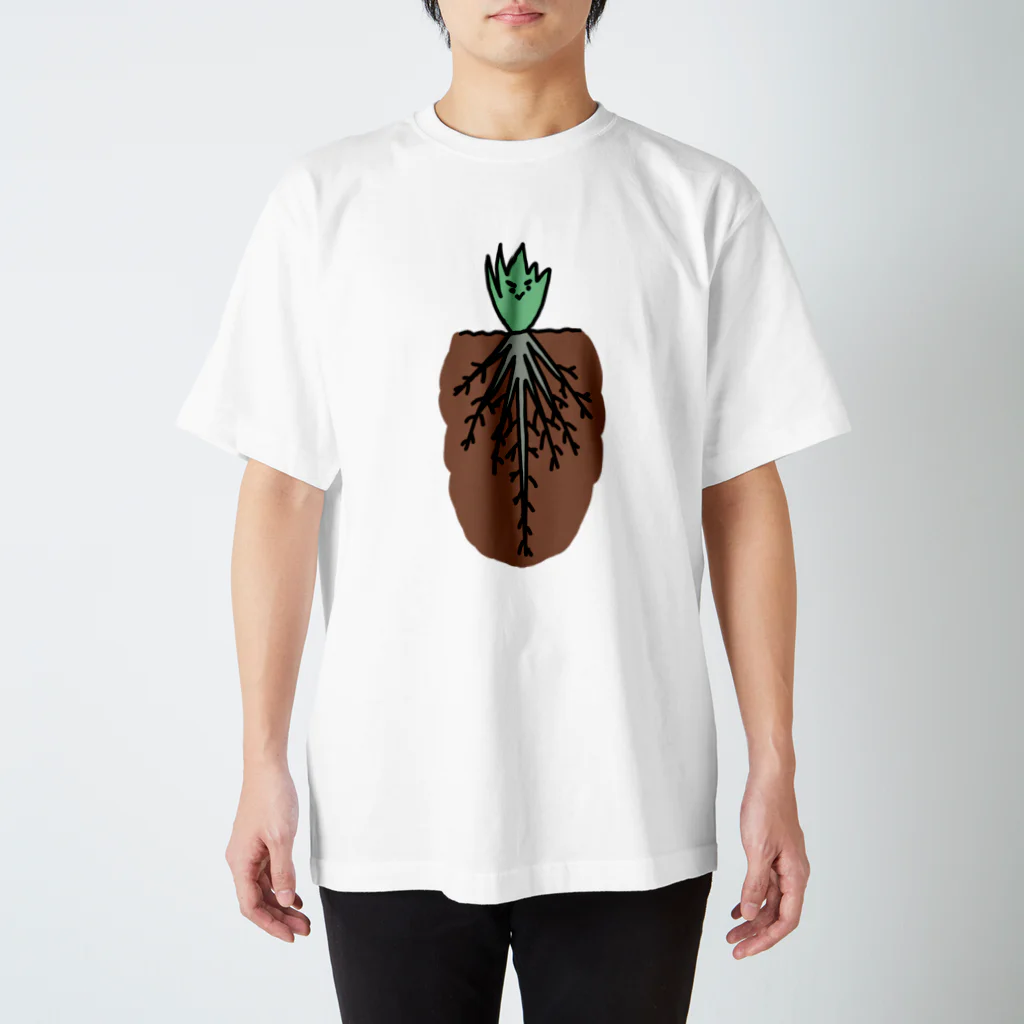 雑草には愛がある。の根強い雑草 スタンダードTシャツ