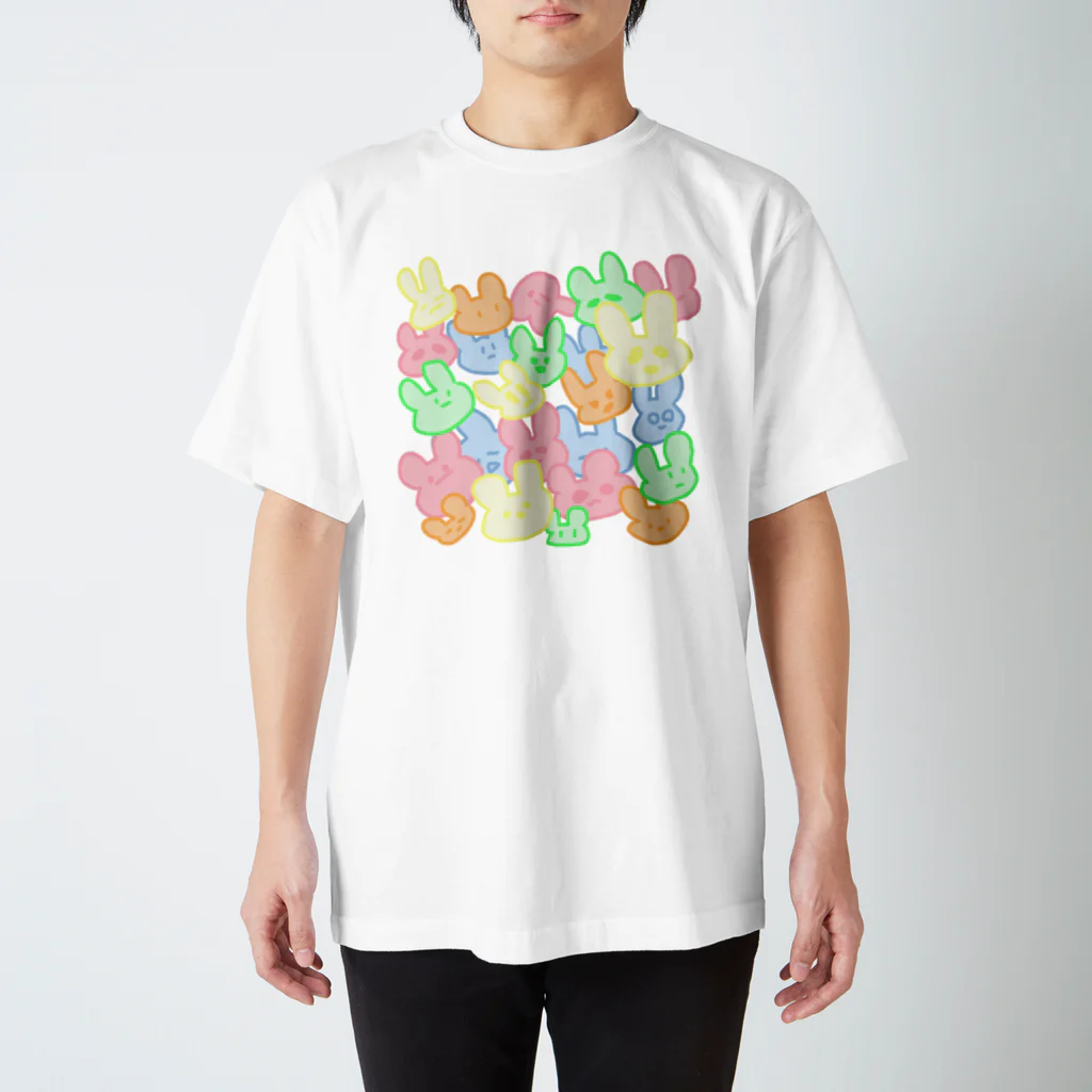 ミルのいろんなうさちゃん スタンダードTシャツ