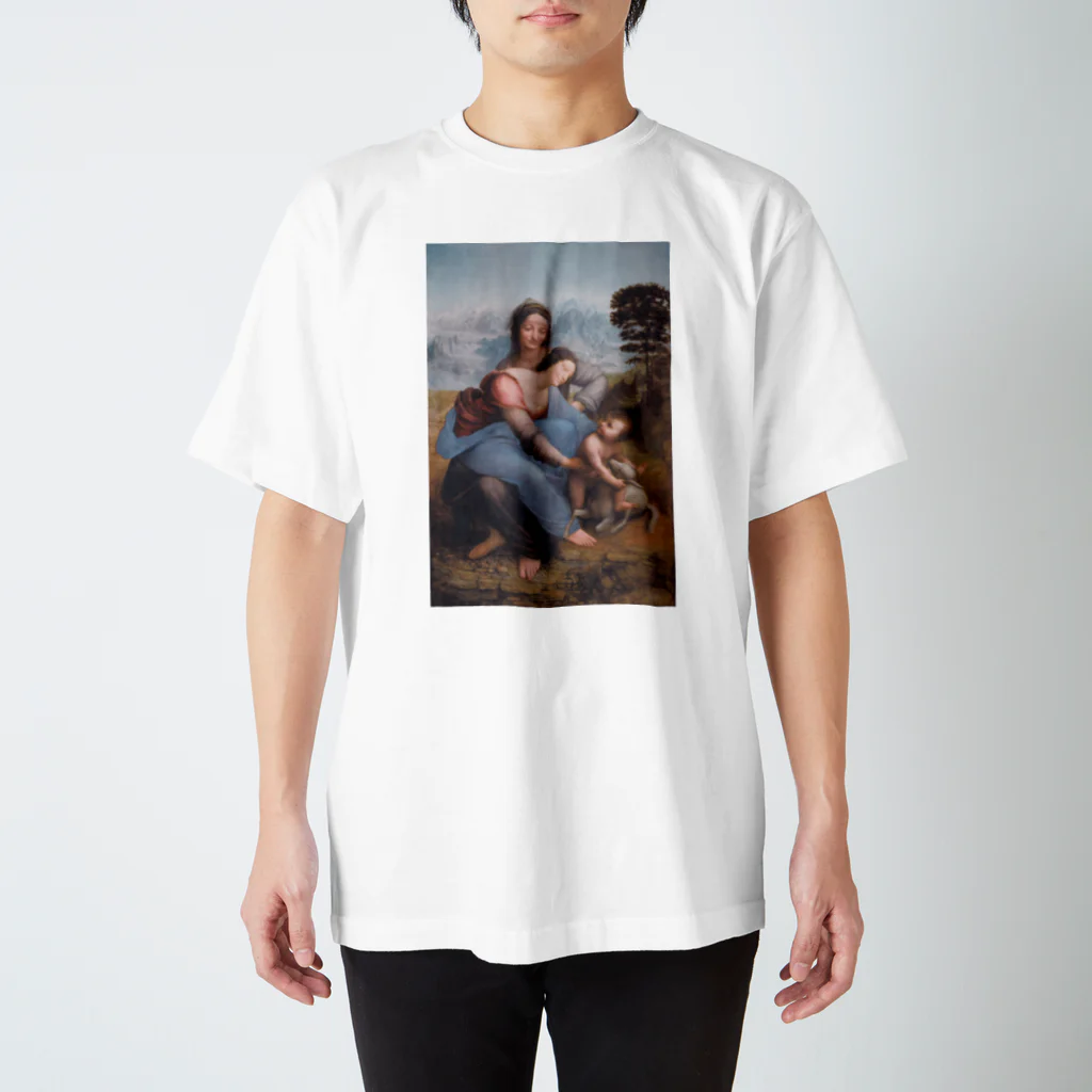 世界美術商店の聖アンナと聖母子 / The Virgin and Child with Saint Anne スタンダードTシャツ