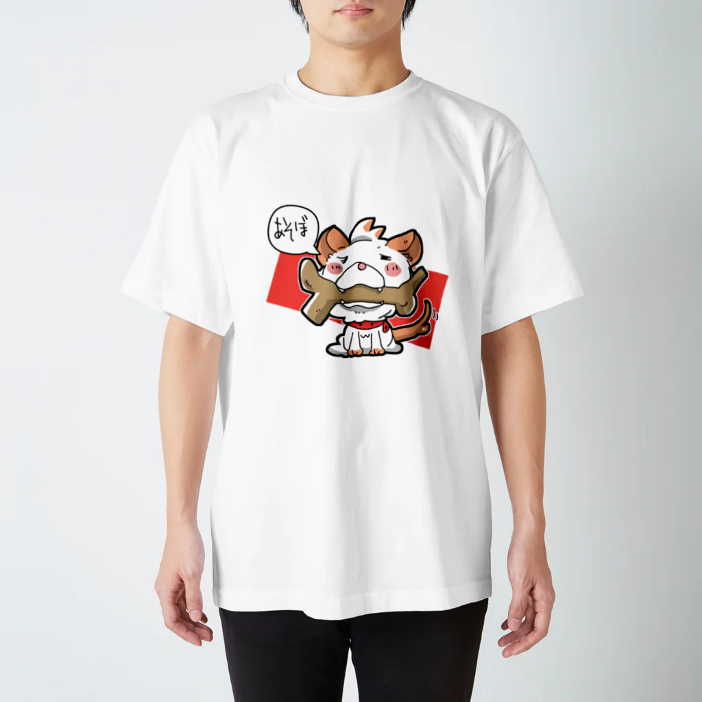 HiNATAのHiNATAAtelier　わんわん スタンダードTシャツ