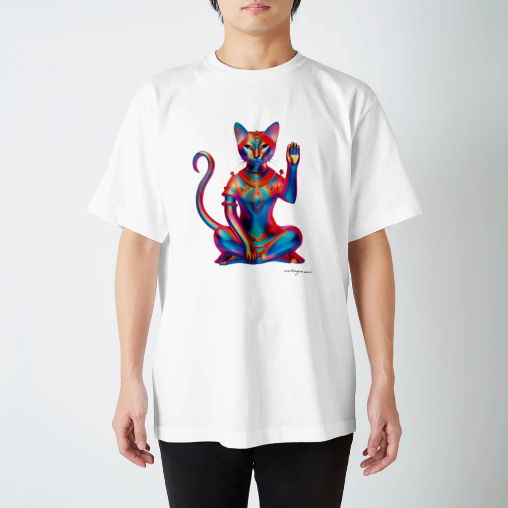 猫神のまねき猫神スペクトル スタンダードTシャツ
