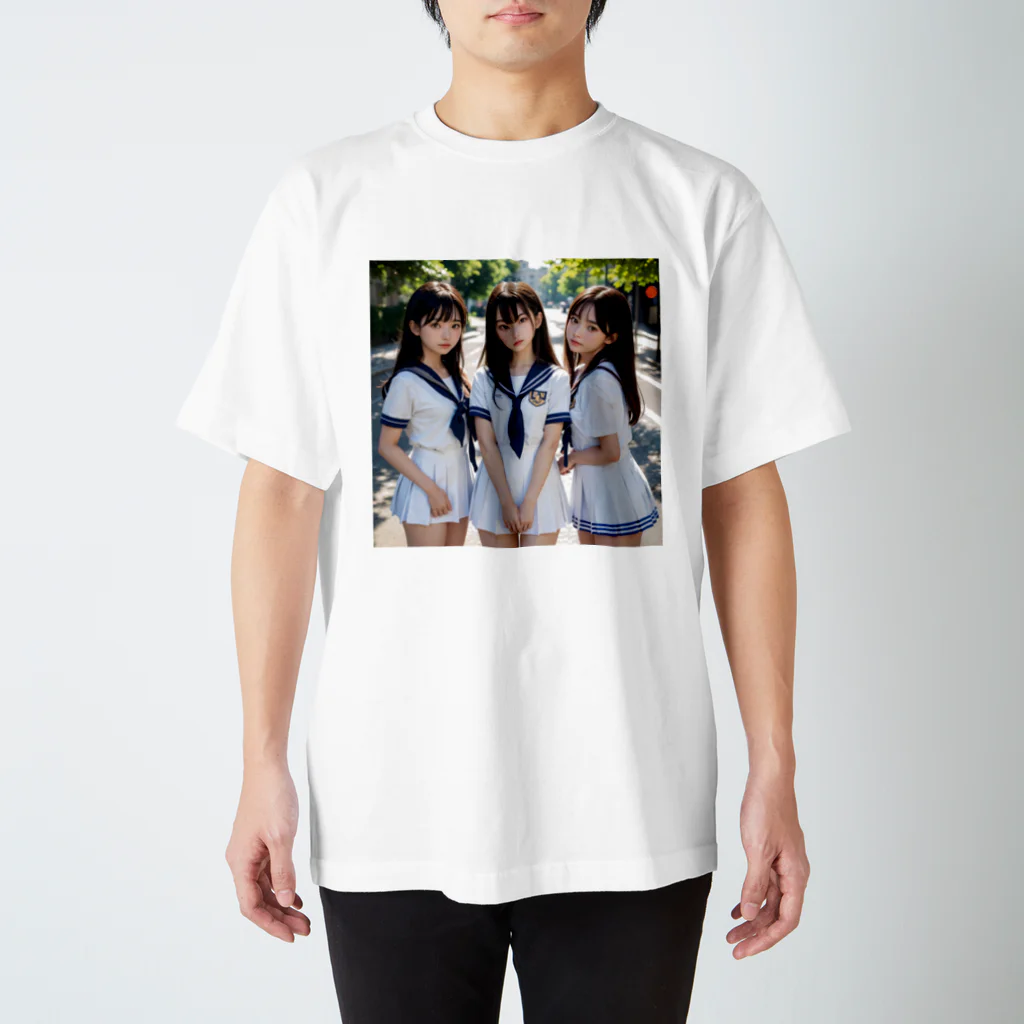 awunのAI美女　 スタンダードTシャツ