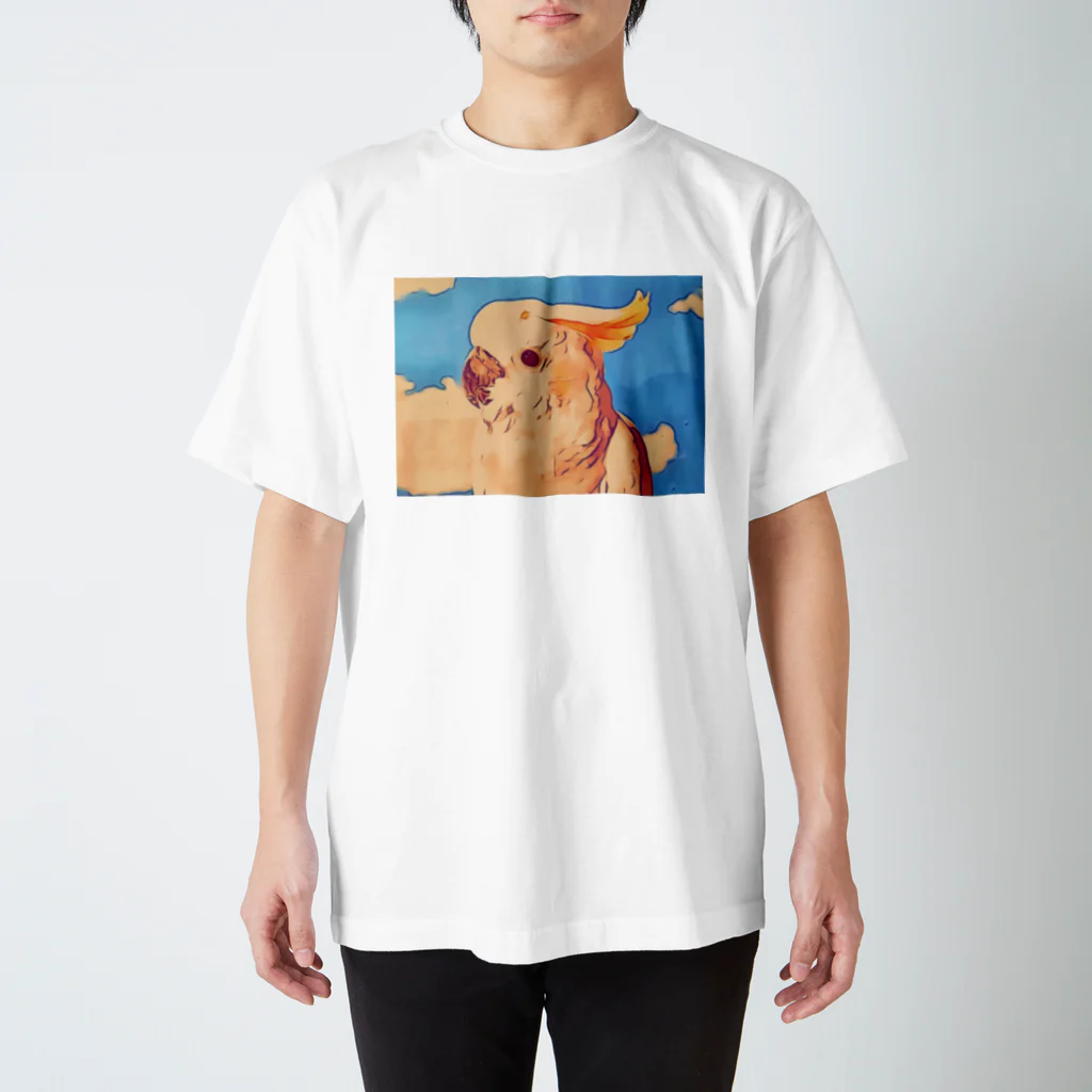 and_parrotのオウムのTシャツ スタンダードTシャツ