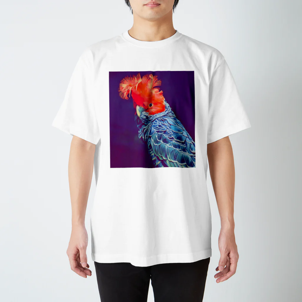 and_parrotのアカサカオウムのTシャツ スタンダードTシャツ