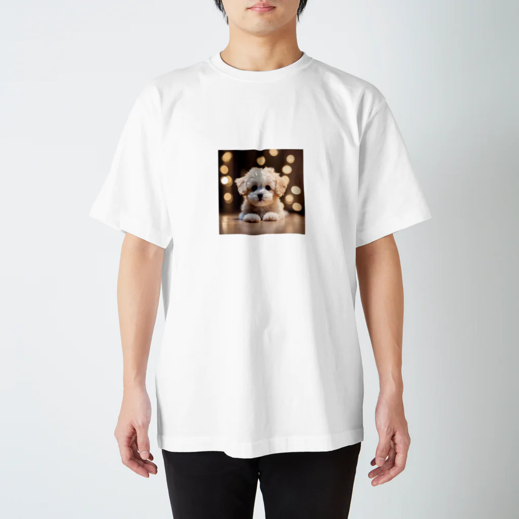 MESAMESAの可愛い子犬 Regular Fit T-Shirt