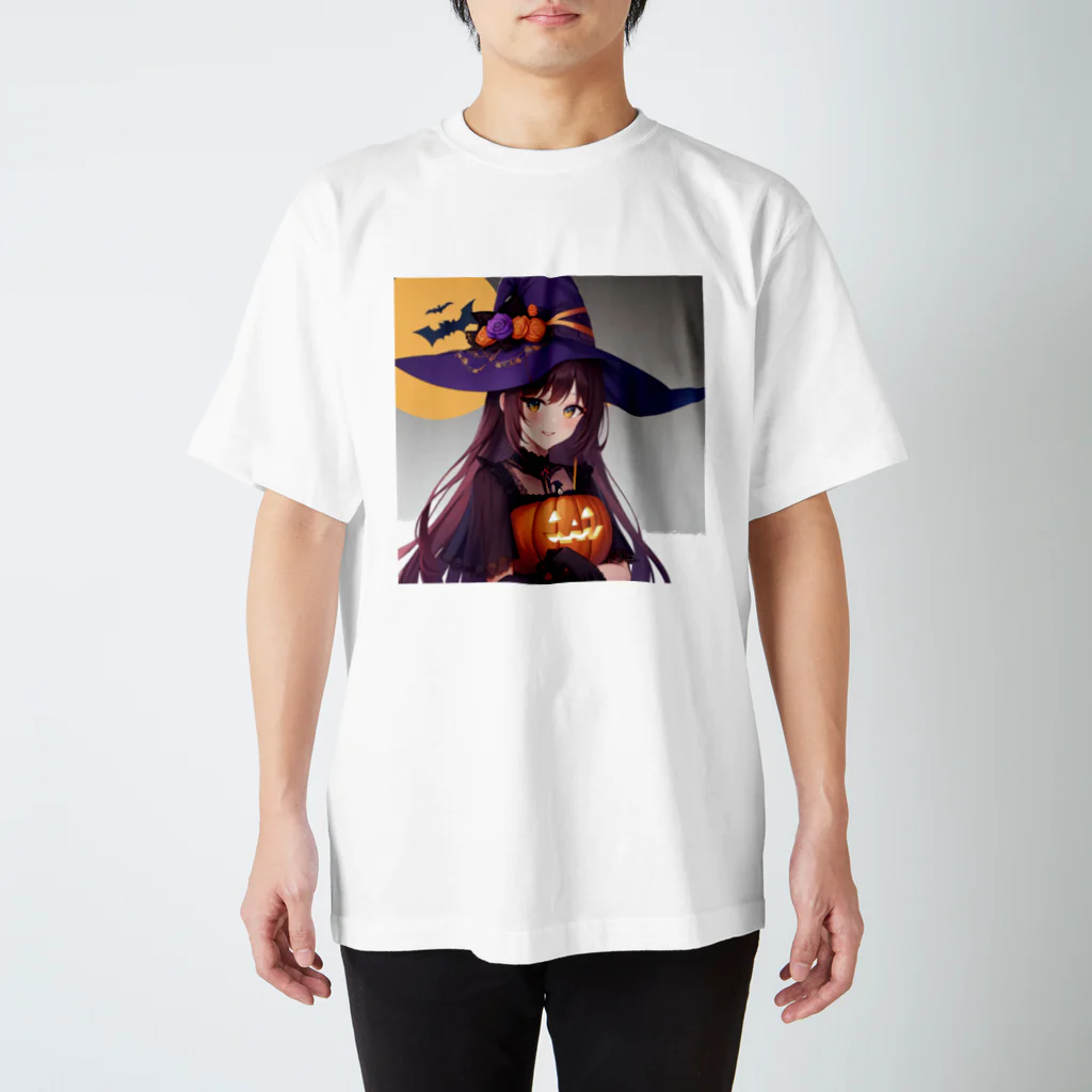 那須モバイル店の魔女っ子　ハロウィン Regular Fit T-Shirt