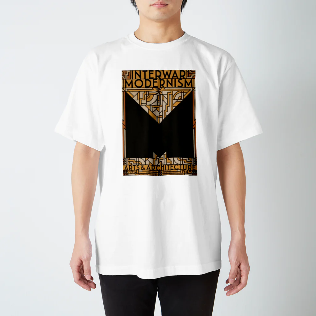 YS VINTAGE WORKSのベルギー・アントワープ Interwar Modernism 1914-1945 Regular Fit T-Shirt