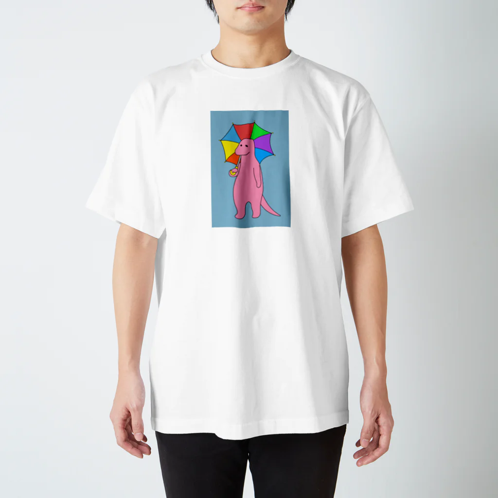 kiwi-kiwiのモモイロドラゴン1A スタンダードTシャツ