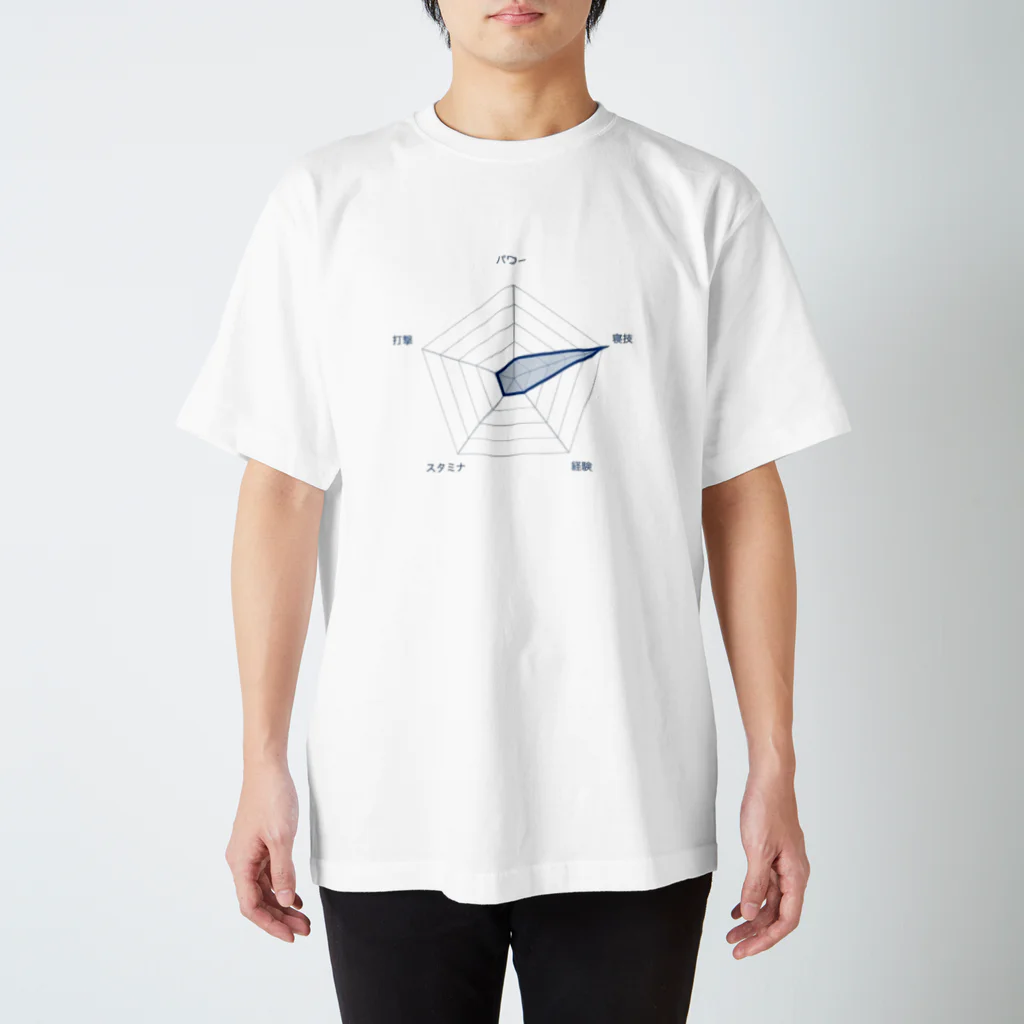 Design by 柔術手帖の寝技全振り Regular Fit T-Shirt