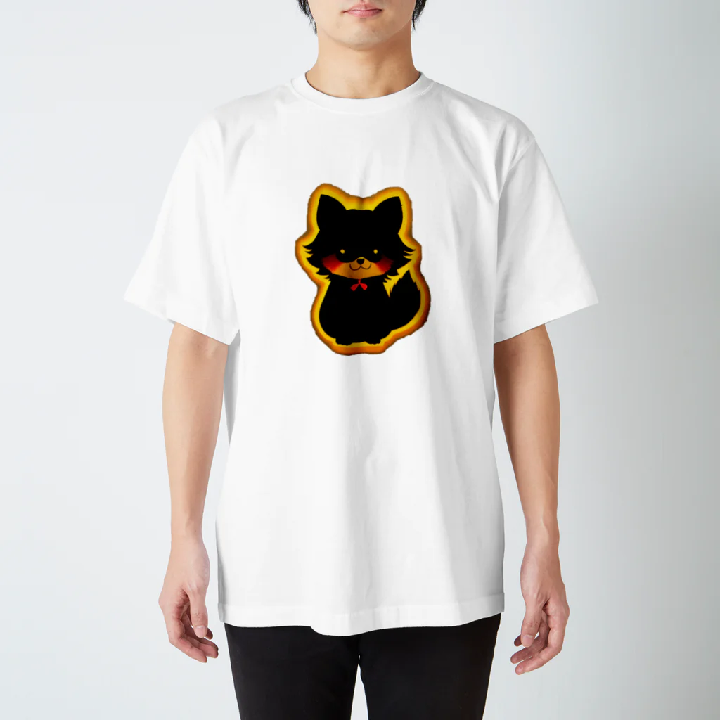 Pom-Dog'sの闇堕ちポメくん スタンダードTシャツ