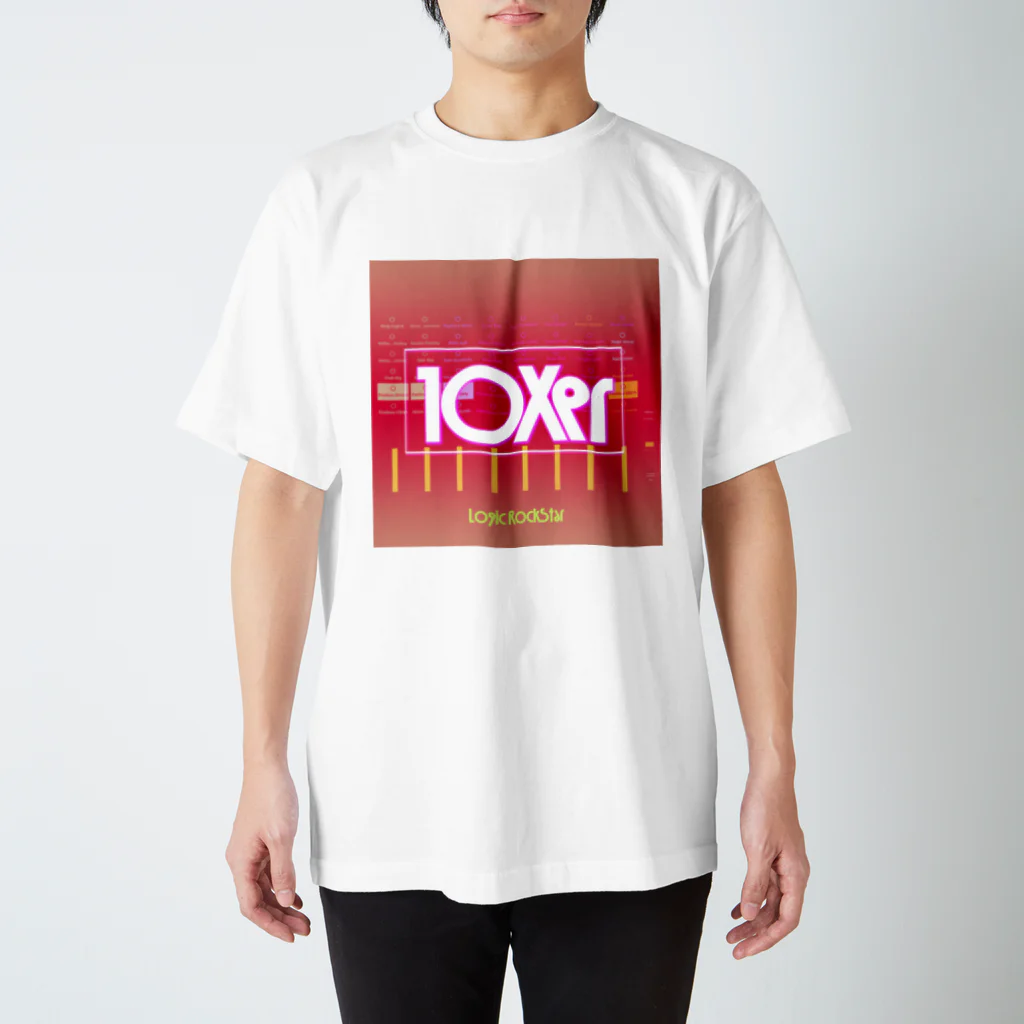 Logic RockStar の10Xer RED Regular Fit T-Shirt