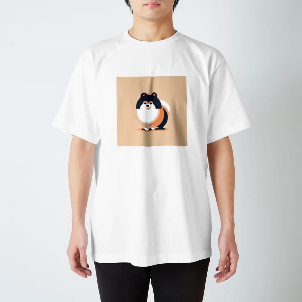 ととのいぬのポメラニちゃん スタンダードTシャツ