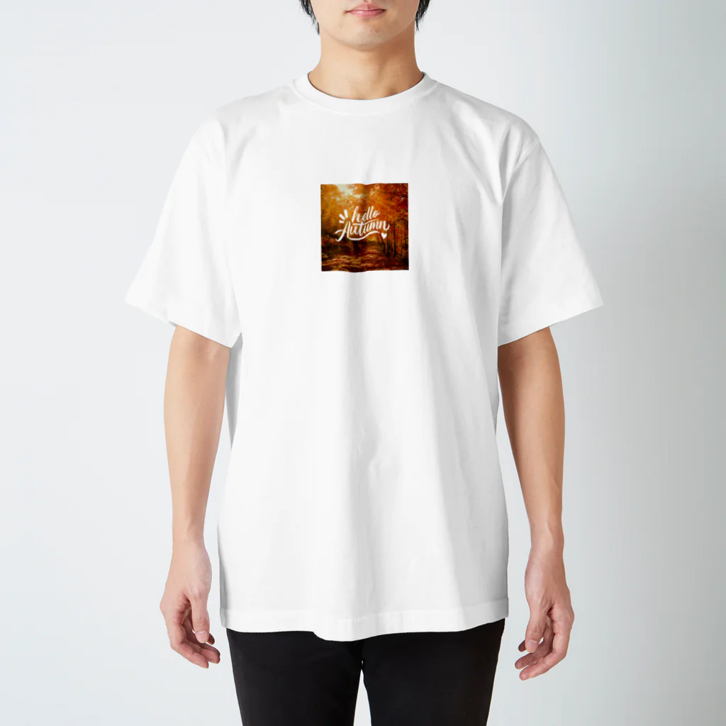 KSK SHOPのHELLO AUTUMN スタンダードTシャツ