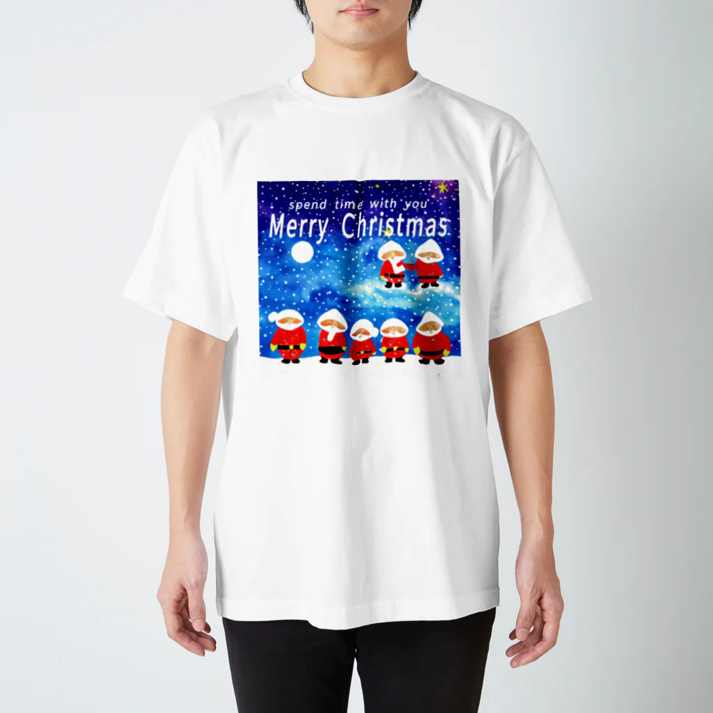 HirockDesignJapanの大切な人と過ごすクリスマス　spend christmas with you スタンダードTシャツ