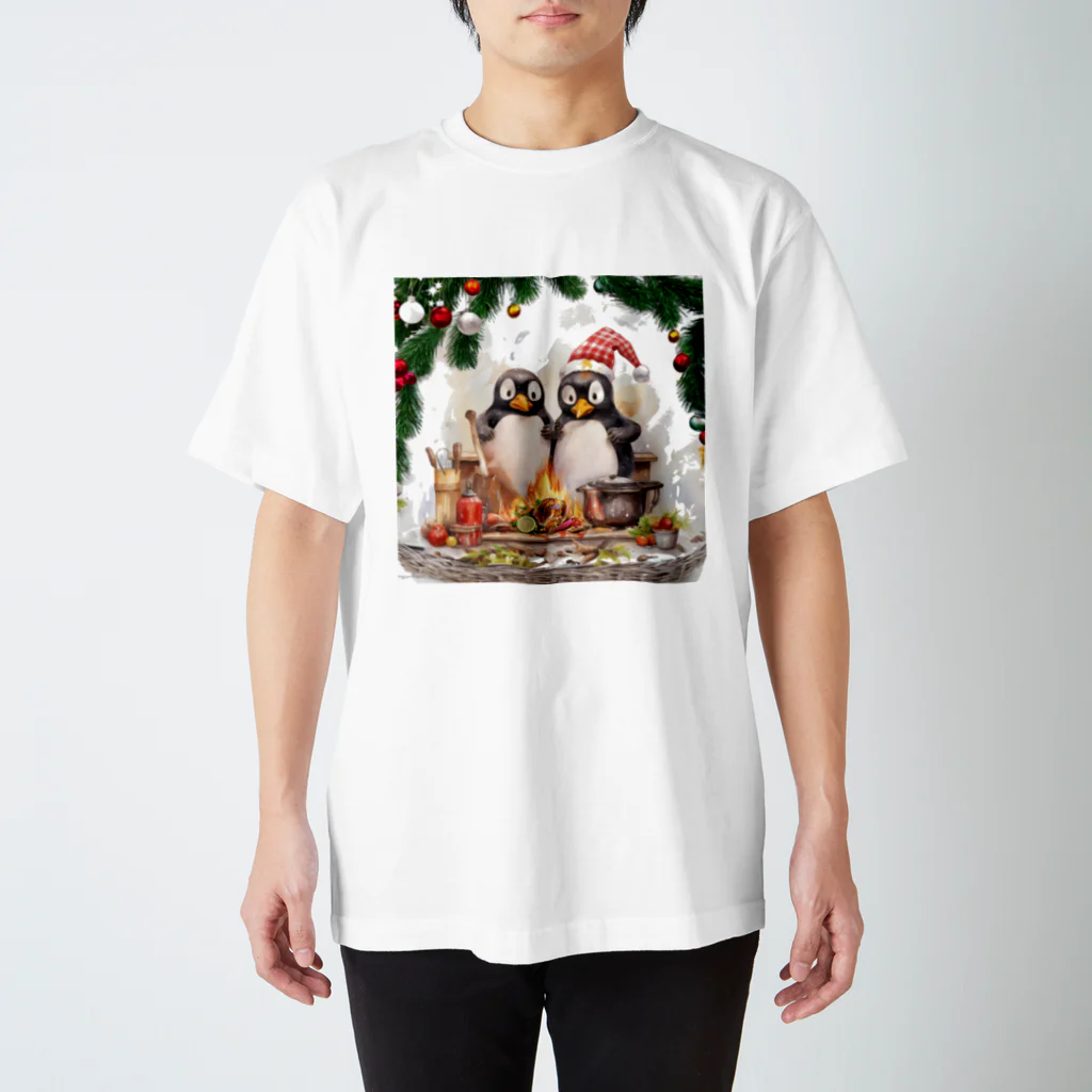 MistyStarkのペンギン七面鳥 Regular Fit T-Shirt