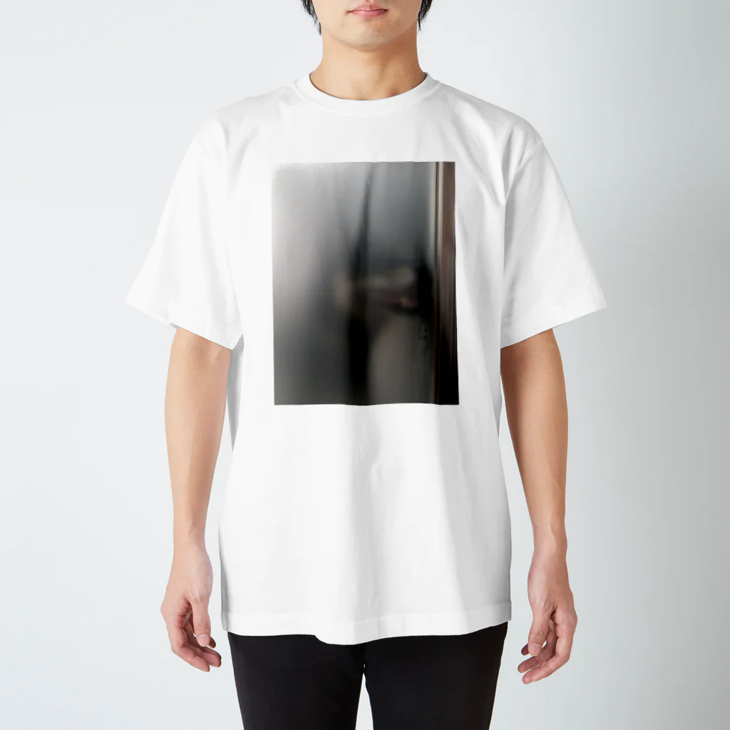ぽ😃の磨りガラスからの視線 Regular Fit T-Shirt